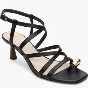 Sanctuary Beyond Strappy Black Heels